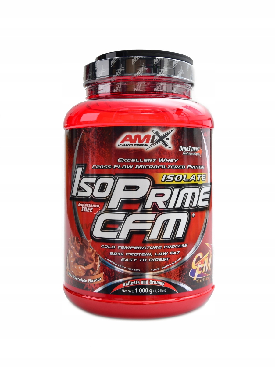 Amix Isoprime Cfm protein isolate 90 1000 g čokoláda