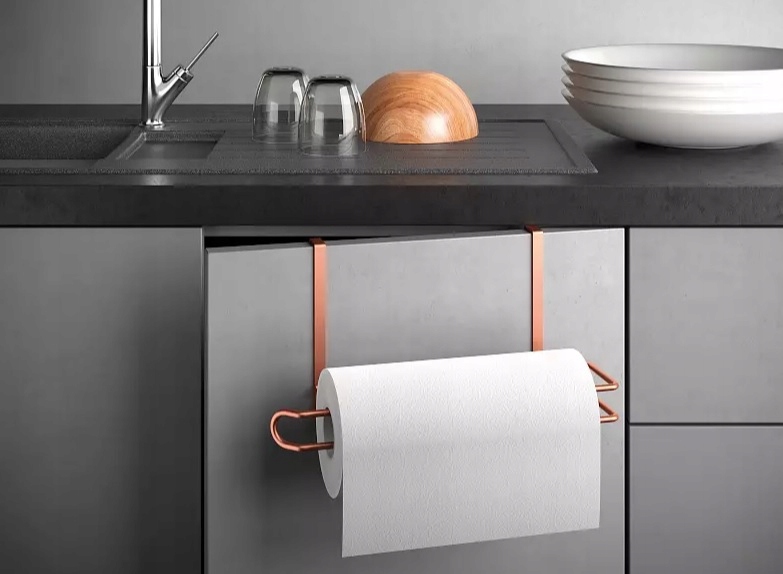 WIESZAK UCHWYT NA RĘCZNIK PAPIEROWY WIESZANY NA PÓŁKĘ DRZWICZK SZAFKI SWISS Marka inna