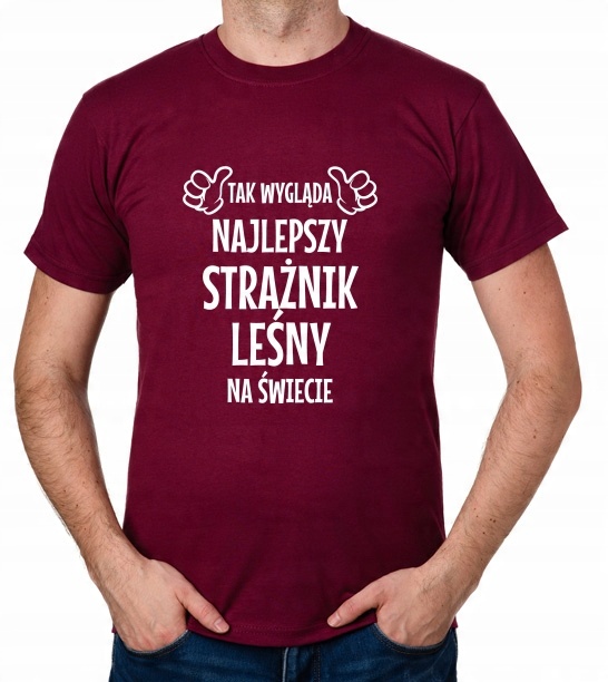 

koszulka Najlepszy Strażnik Leśny prezent