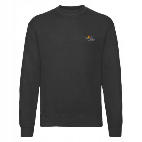 

Bluza męska Vintage małe logo FruitLoom Czarny XL