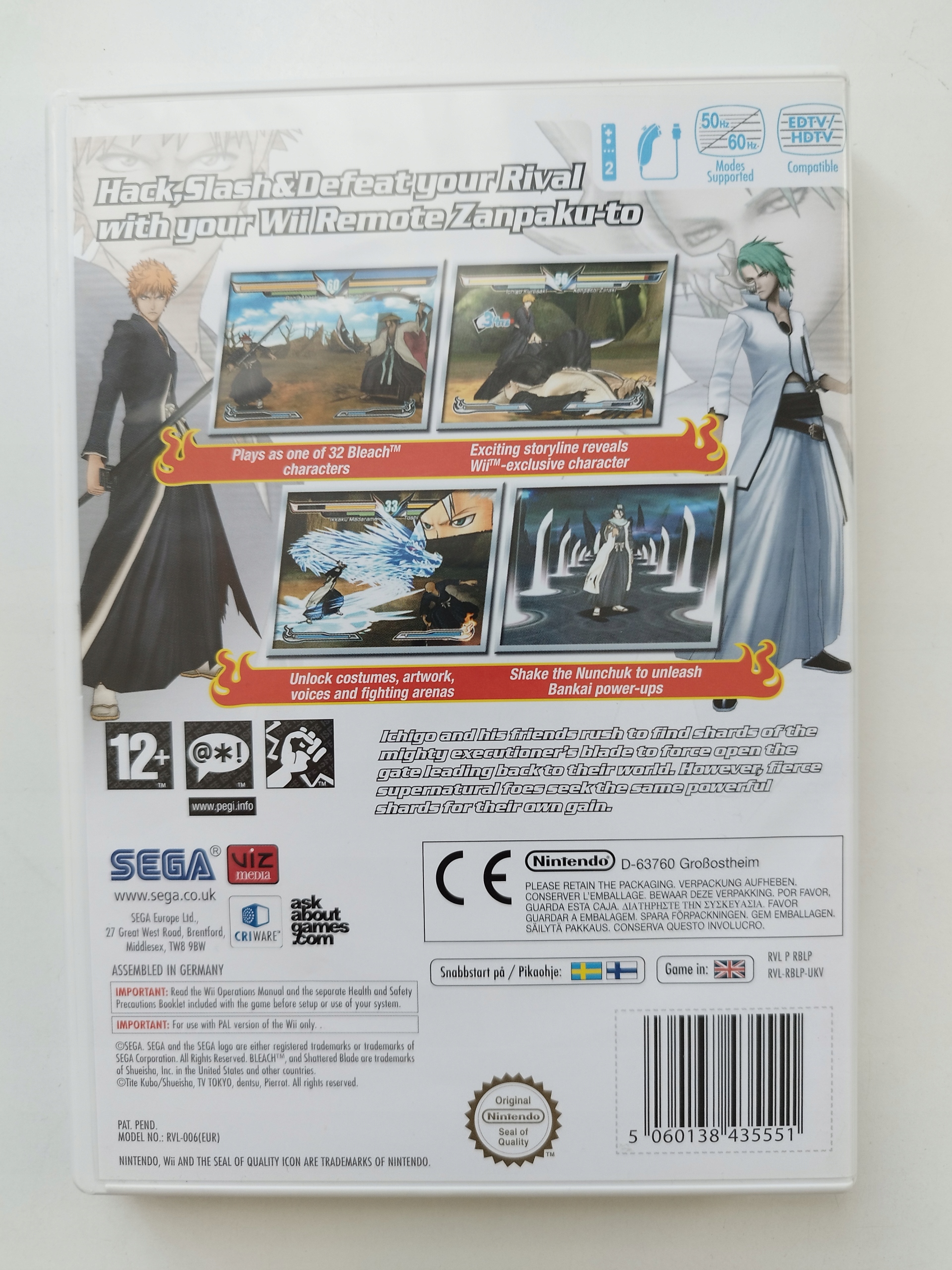 BLEACH SHATTERED BLADE Wii * ENG Tematyka gry akcji