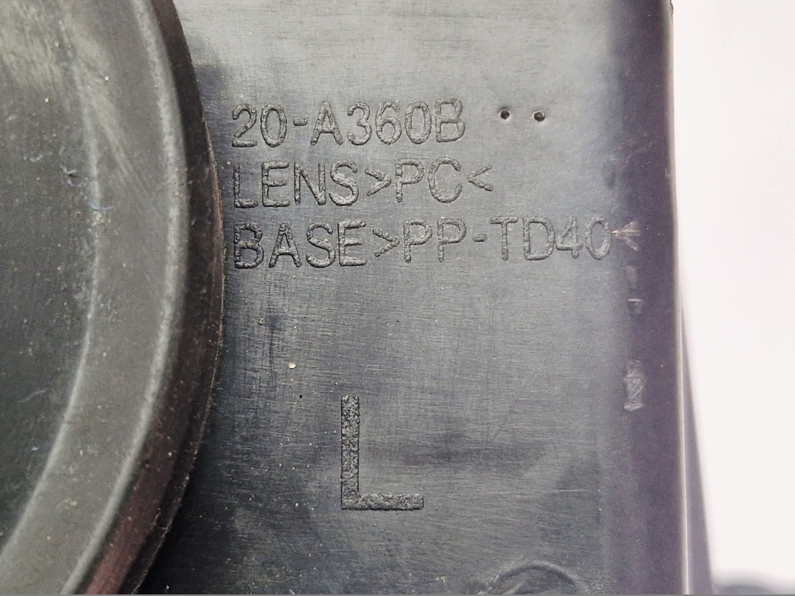 FORD FUSION MK1 light left front front EUROPA 20-A360B