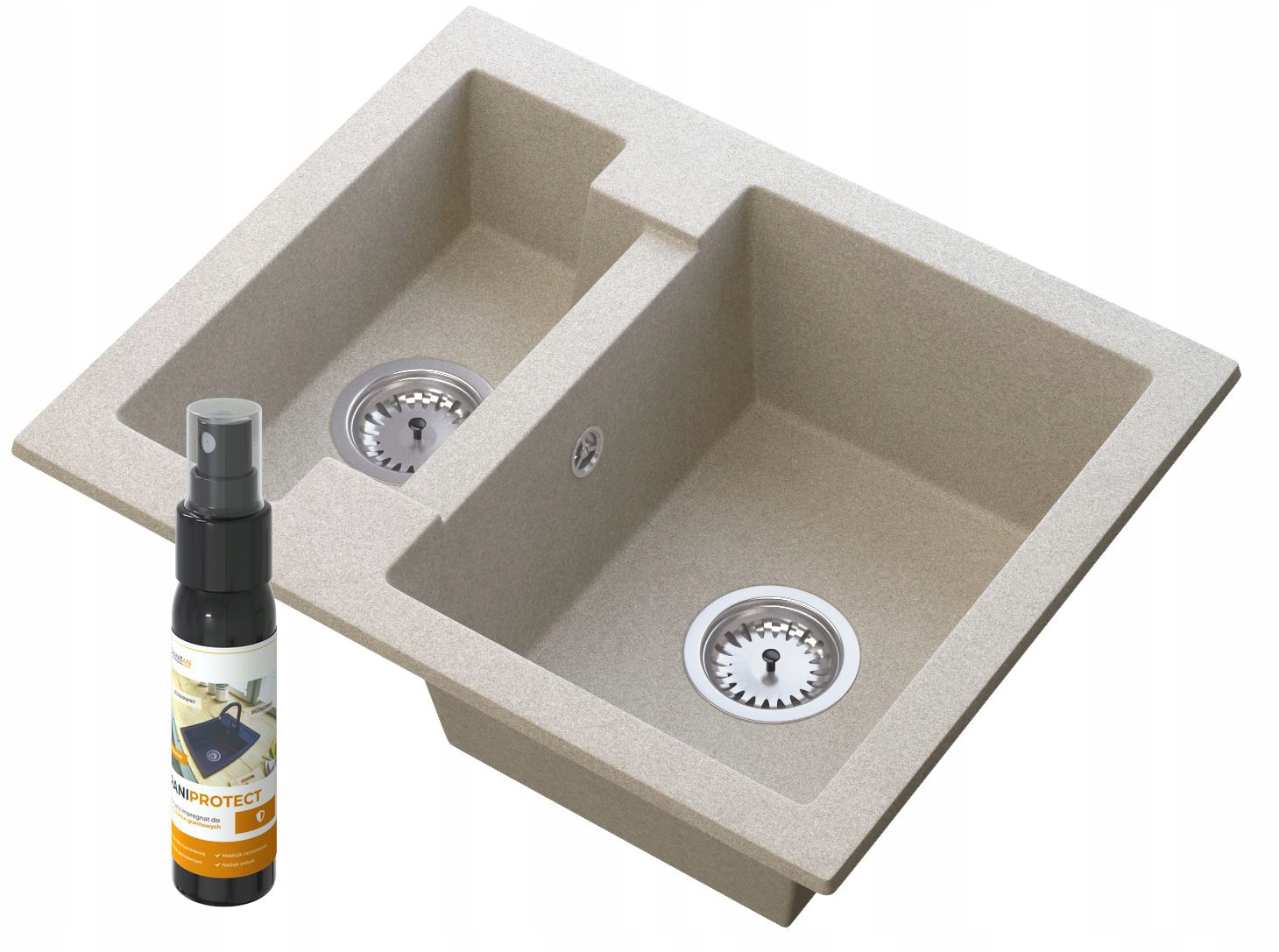 Drezová Lišta Granitová 1,5 komory doska sifón Jorg