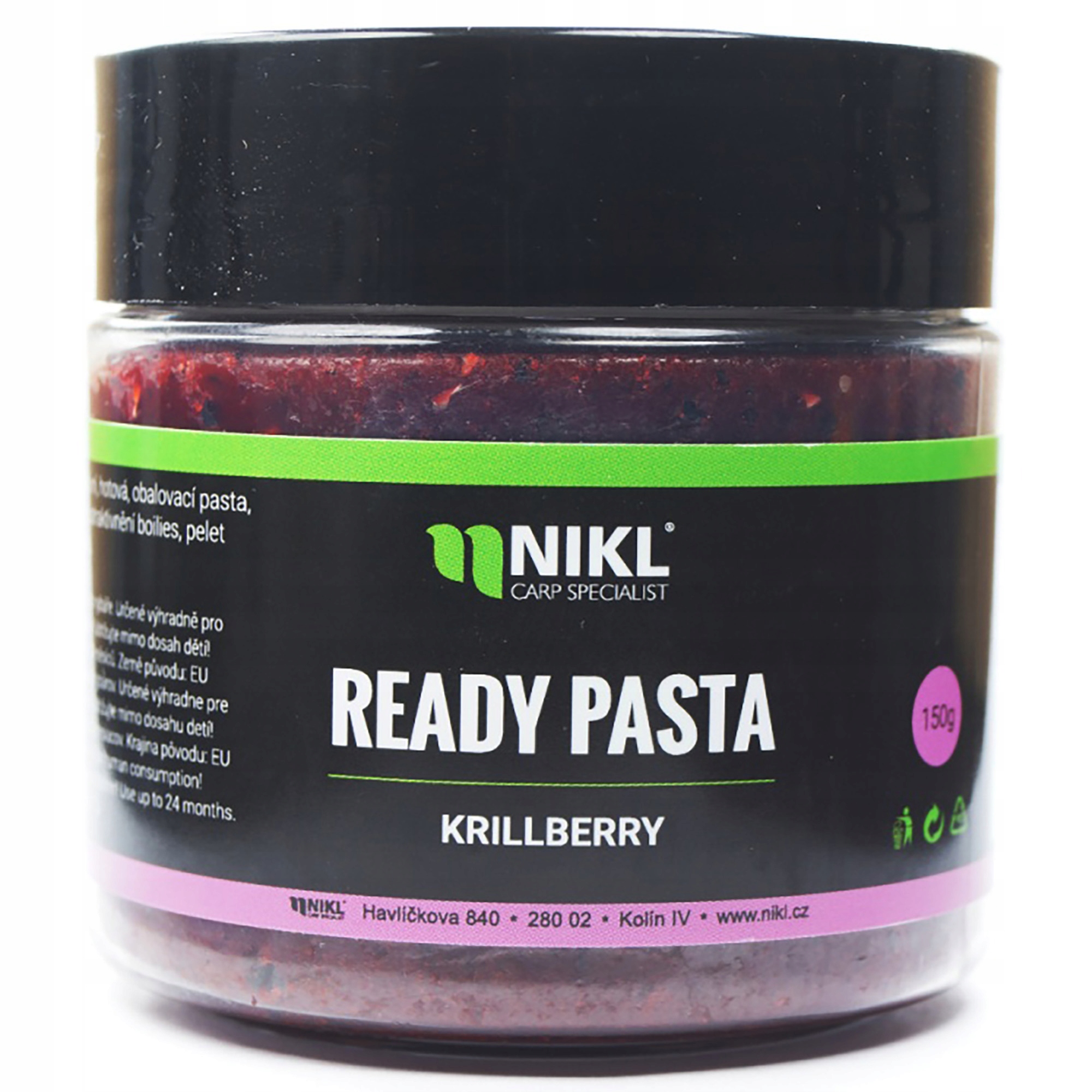 3x Pasta karpiowa gotowa KrillBerry 150 g oblepianie zanęt Karel Nikl