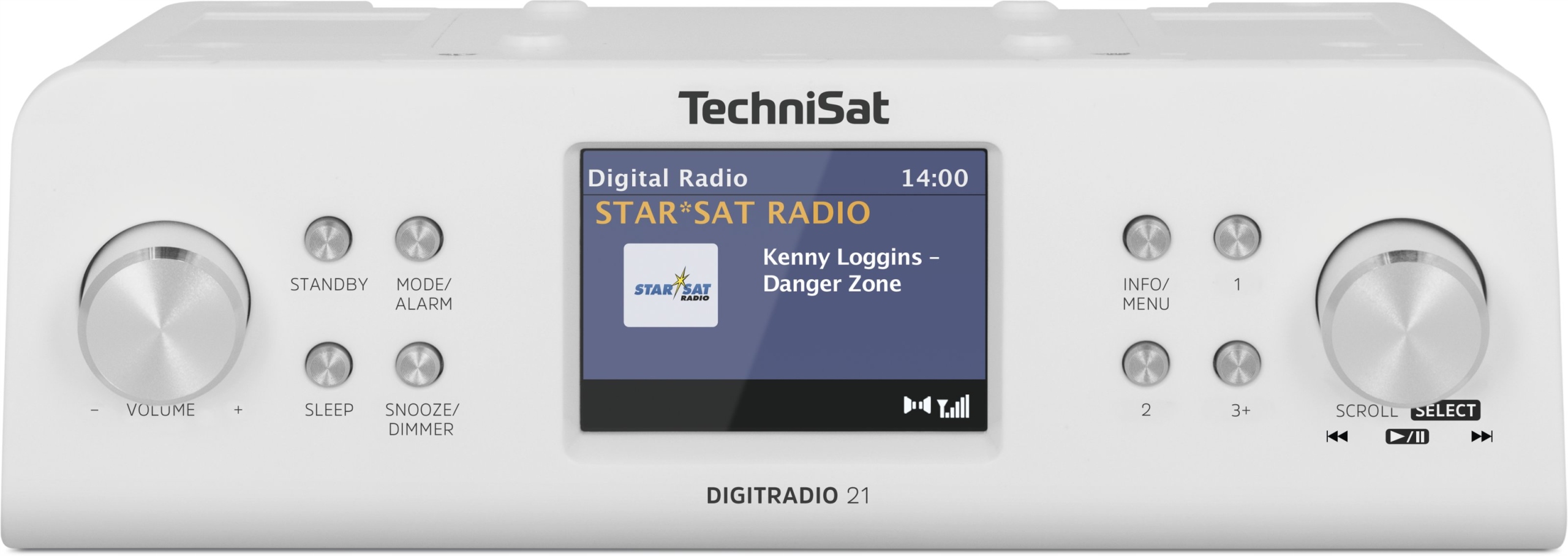 Radio sieciowe kuchenne do zabudowy DAB+, FM TechniSat DIGITRADIO 21 z RDS