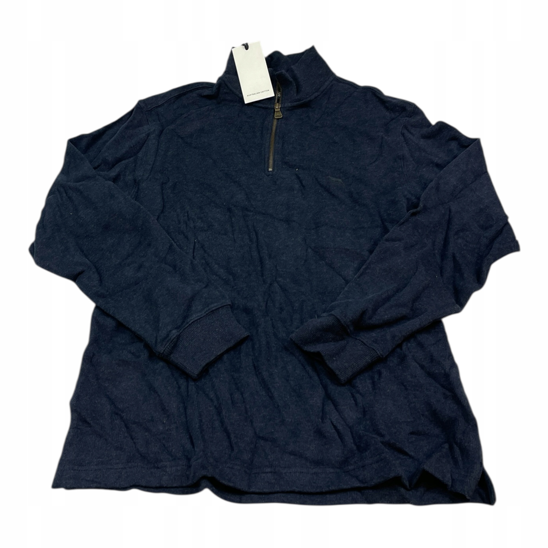 Rodd &amp; Gunn svetr M modrý half zip bavlna