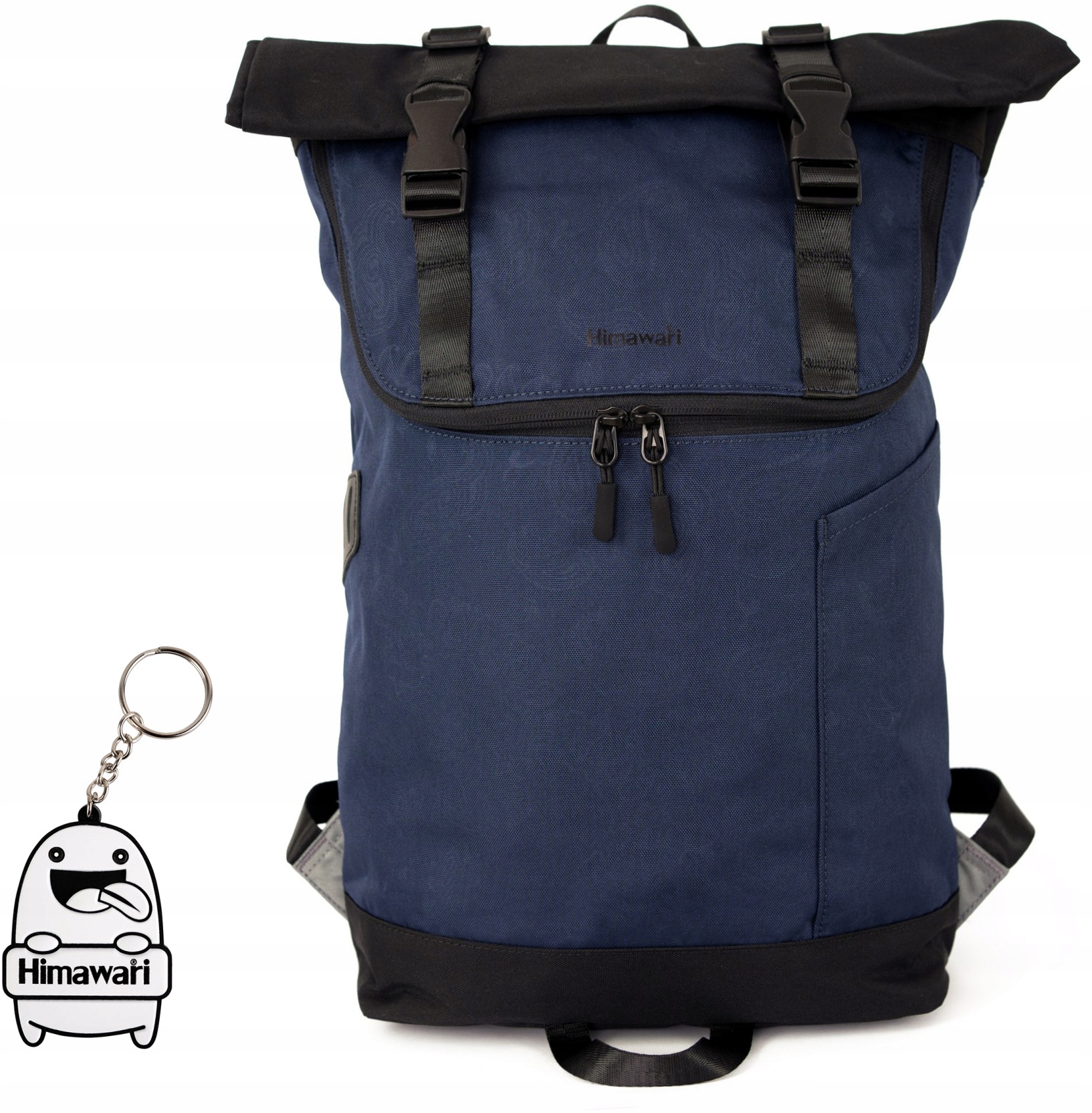Batoh Himawari Roller XL pánský prostorný kurýrní batoh, tmavě modrý