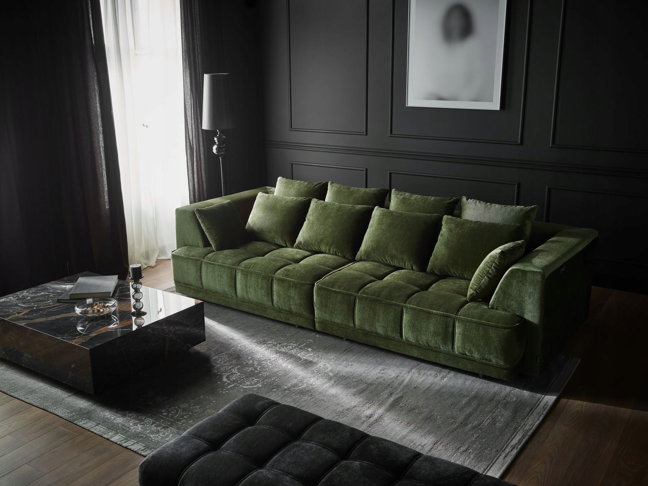 Moderní pohovka Tiga BigSofa elektrické sedadlo Versailles Novinka