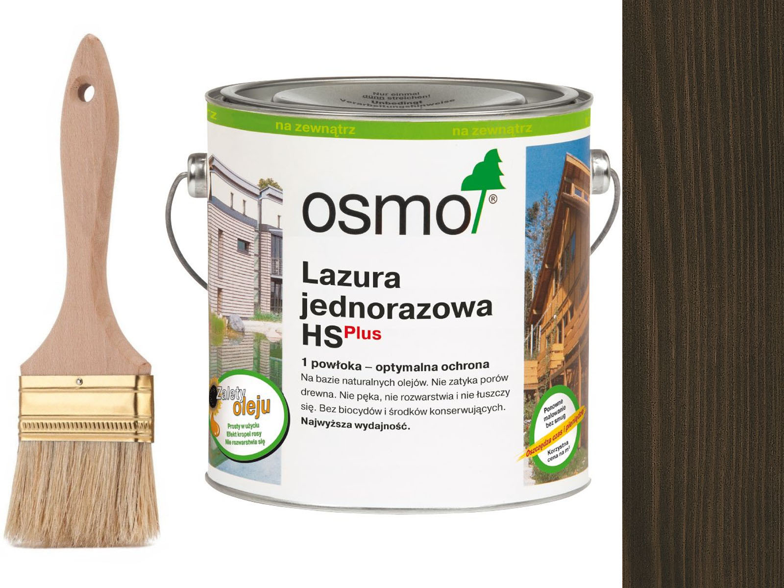 Osmo Jednorázová lazura 9271 Heban 2,5L Dárek