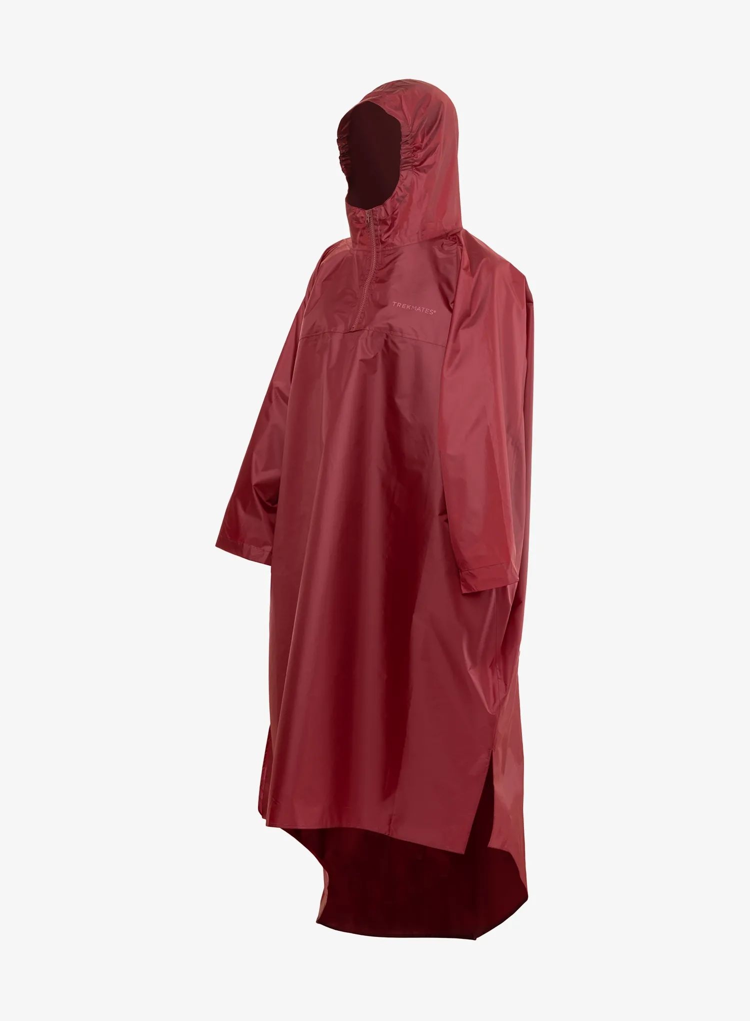 Turystyczna peleryna przeciwdeszczowa Trekmates Deluxe Poncho sumac