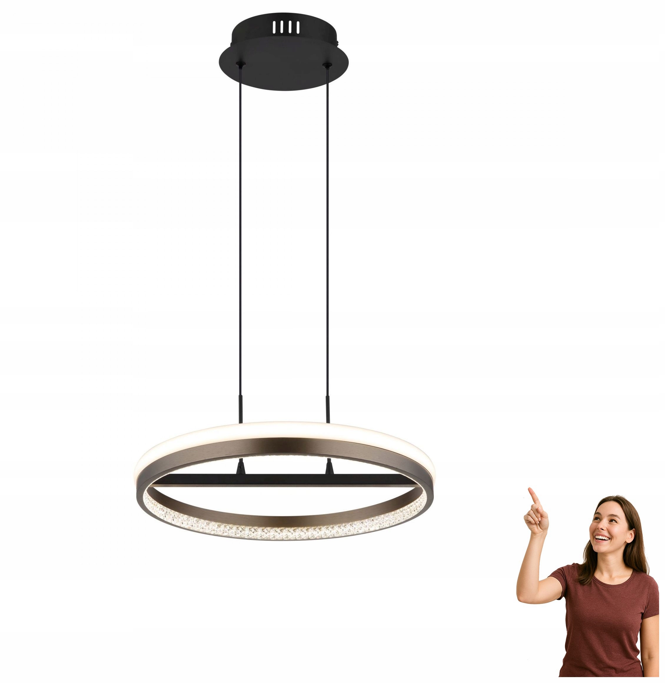 Led závesná lampa 40W Della 67179H Globo