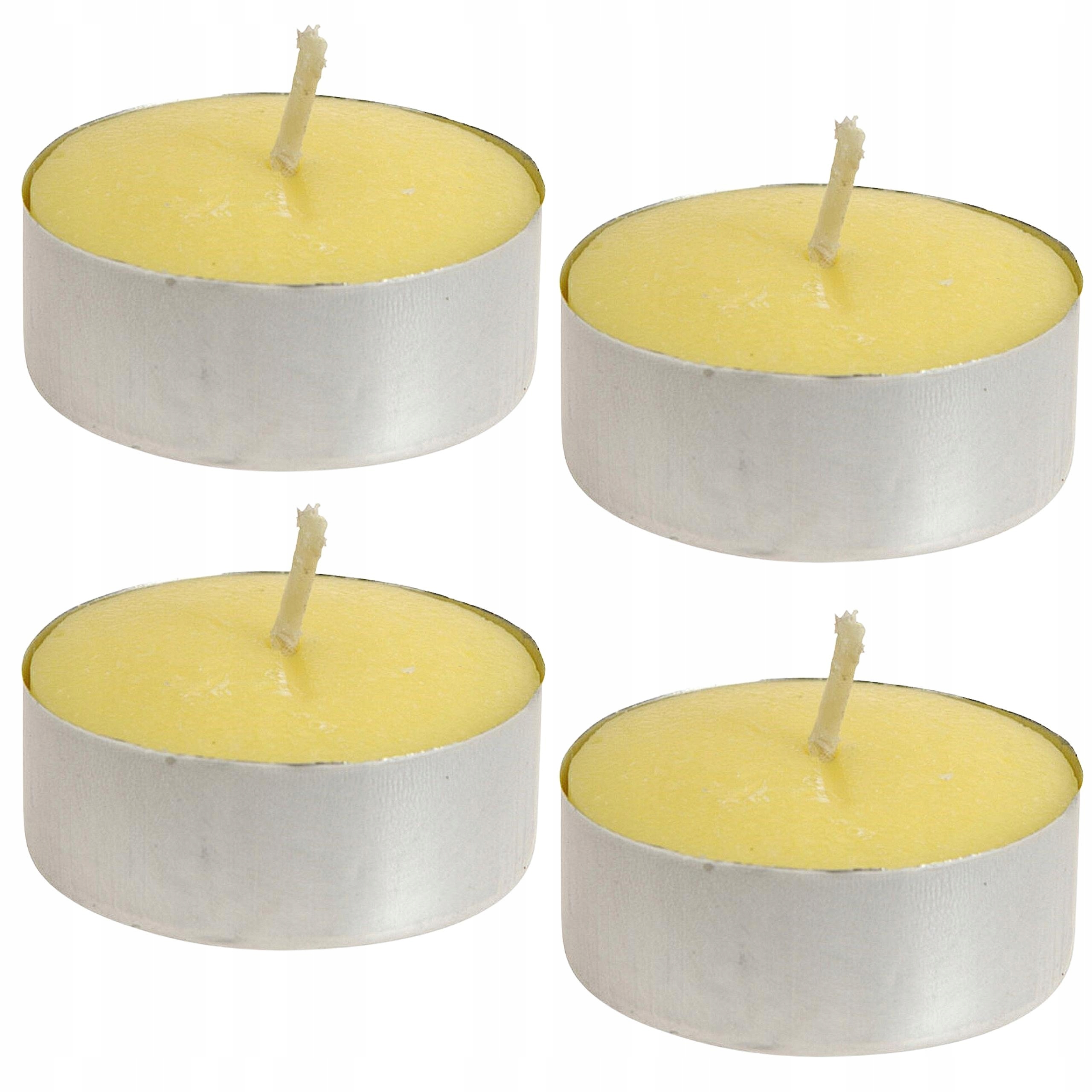 

świeca tealight na komary odstraszacz cytrusowa x4