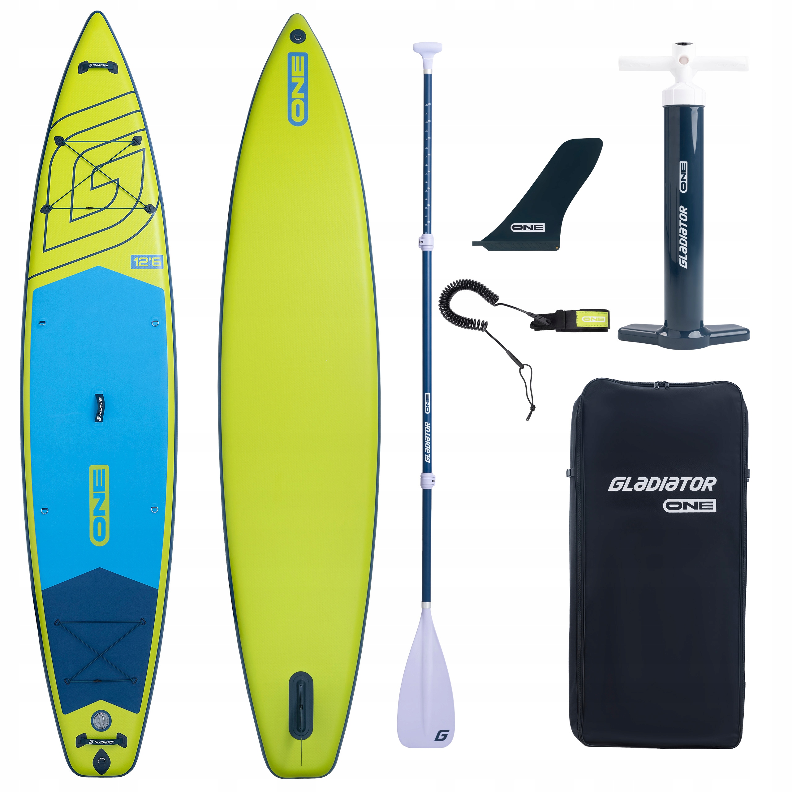 Deska Sup Pompowana Gladiator One 12'6 Touring Lime 2026