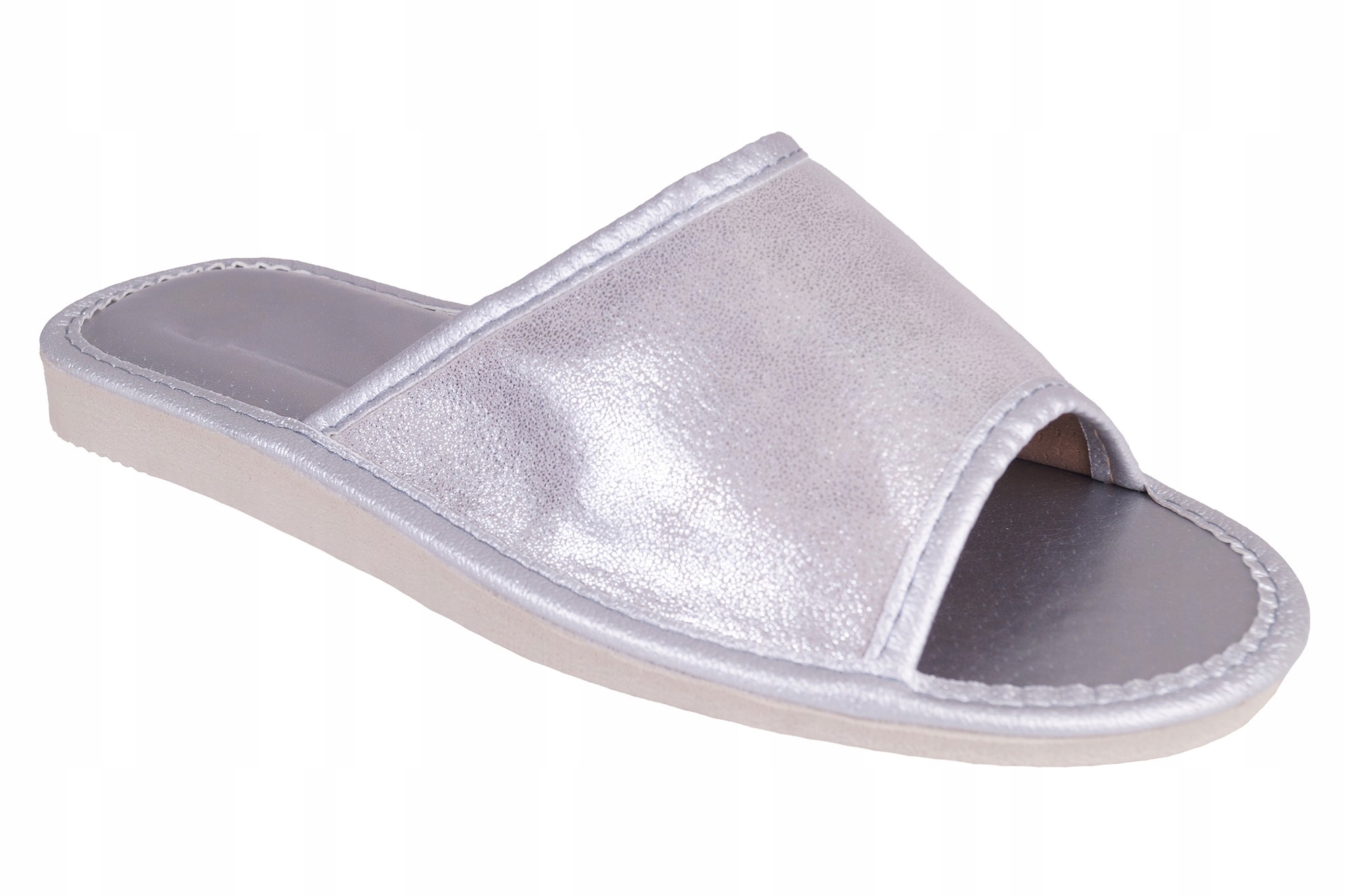 

Kapcie Domowe Damskie Seba Srebrne Art.s 05 39