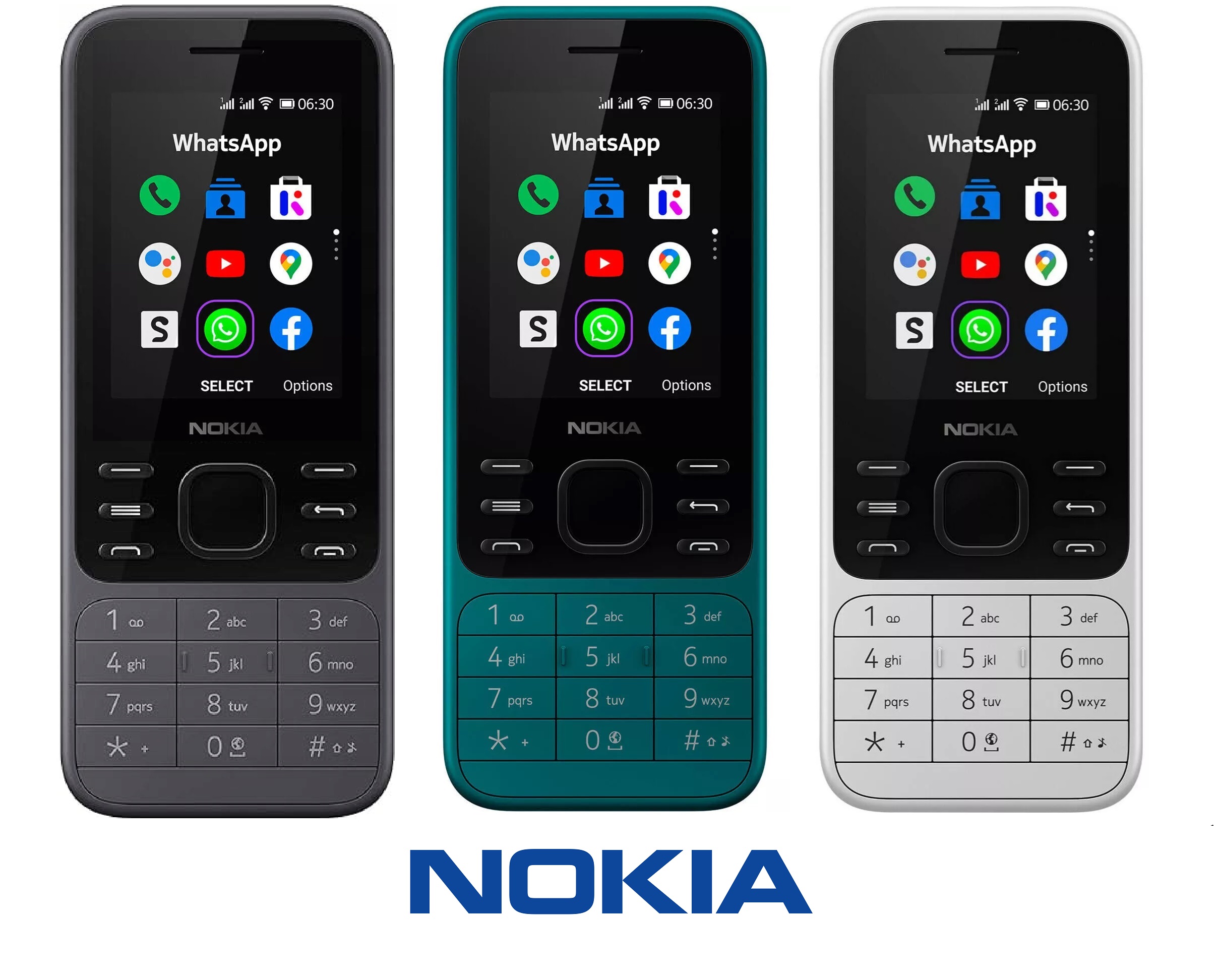 Nová Nokia 6300 4G Kompletná Sada Darčeky 3 Farby