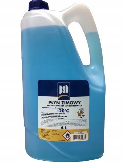 

Płyn do spryskiwaczy samochodowych zimowy -20 4 L