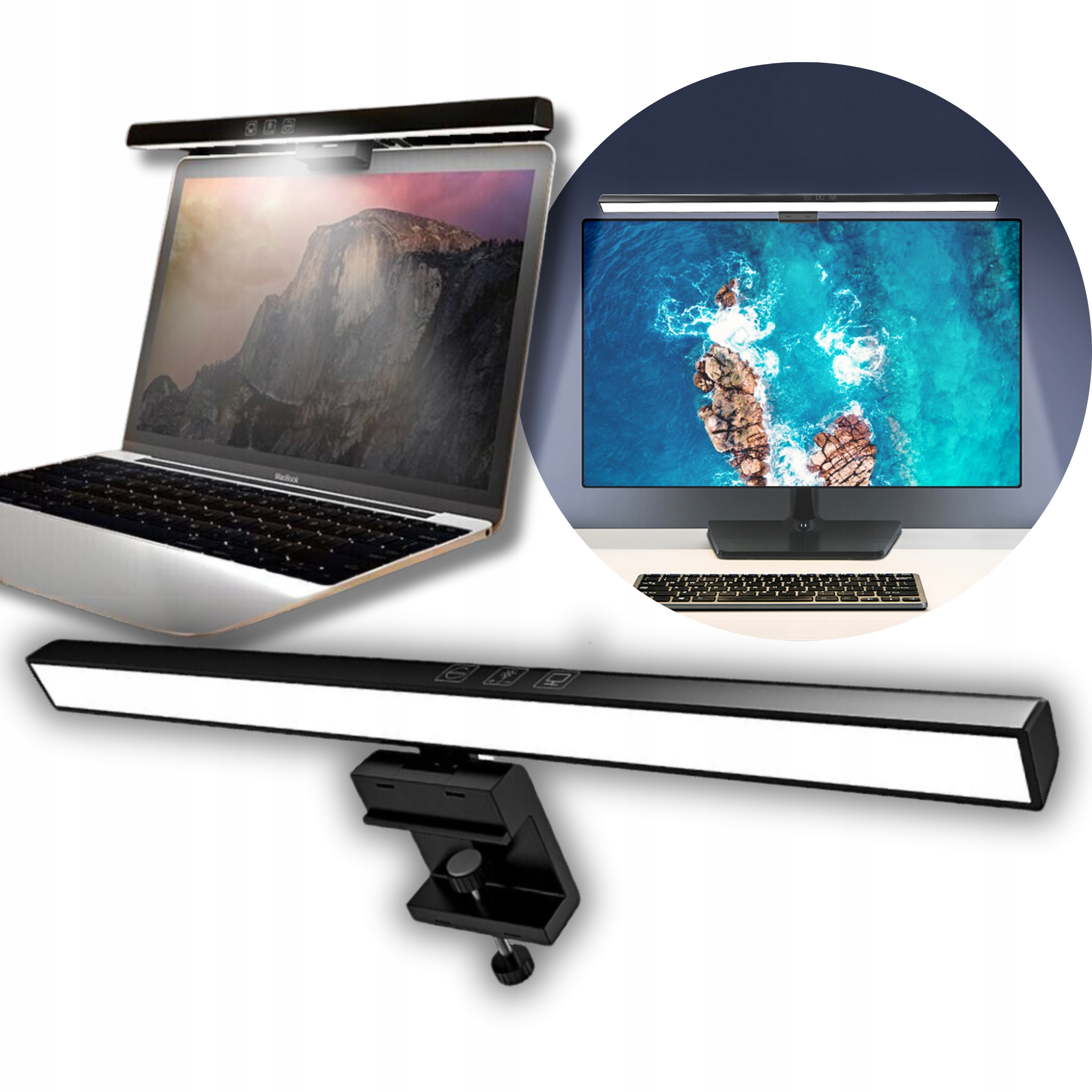 Led Stolní Lampička Na Monitor, Displej Notebooku, Regulace Barvy Usb