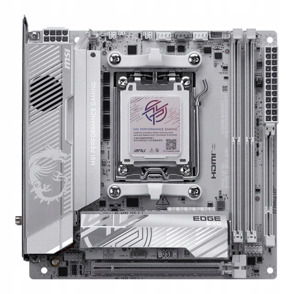 Msi Mpg X870I Edge Ti Evo Wifi płyta główna Mini-ITX AM5 X870 DDR5
