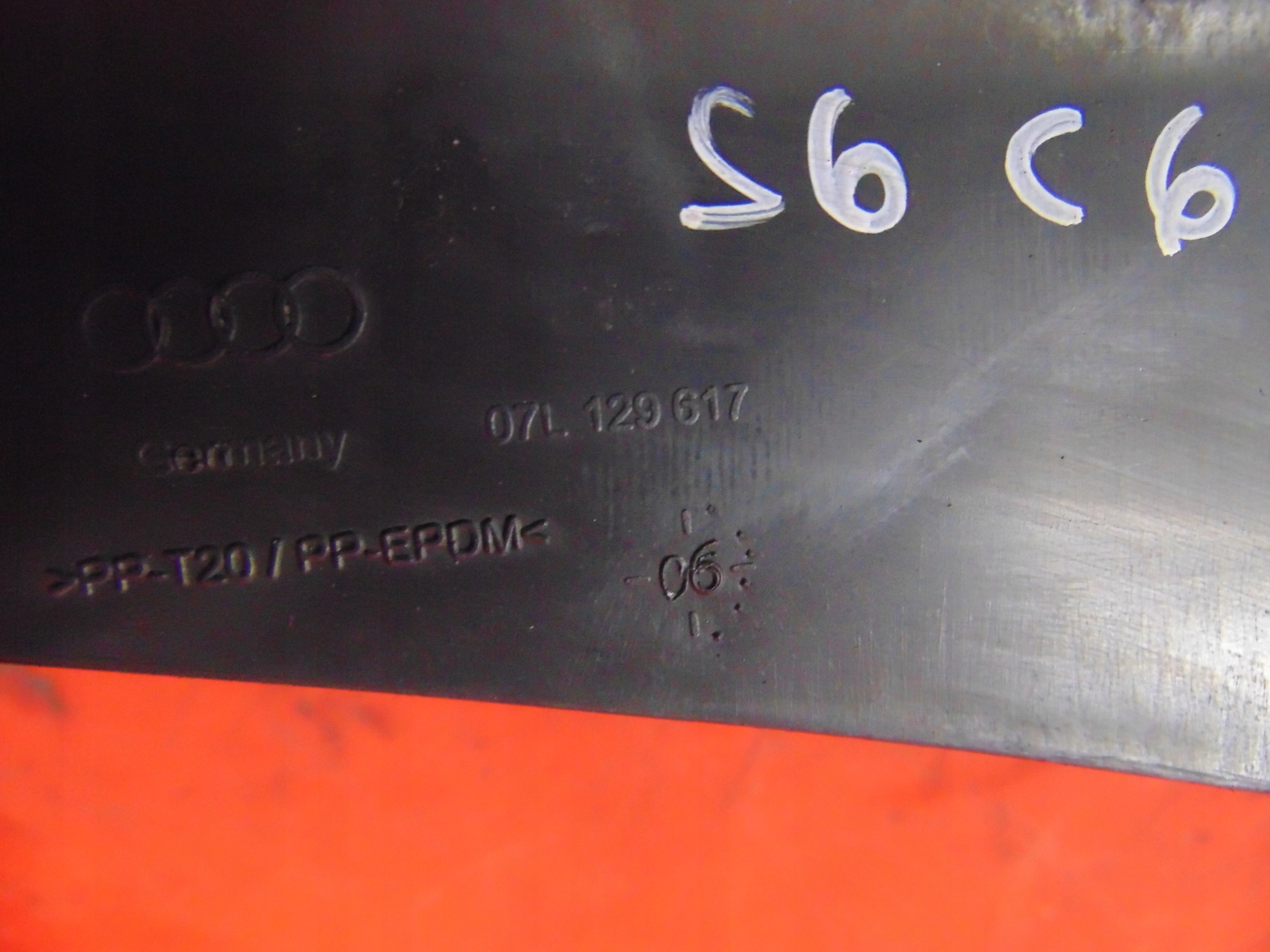 AUDI S6 C6 5.2 V10 FSI drain SSACY left 07L129617