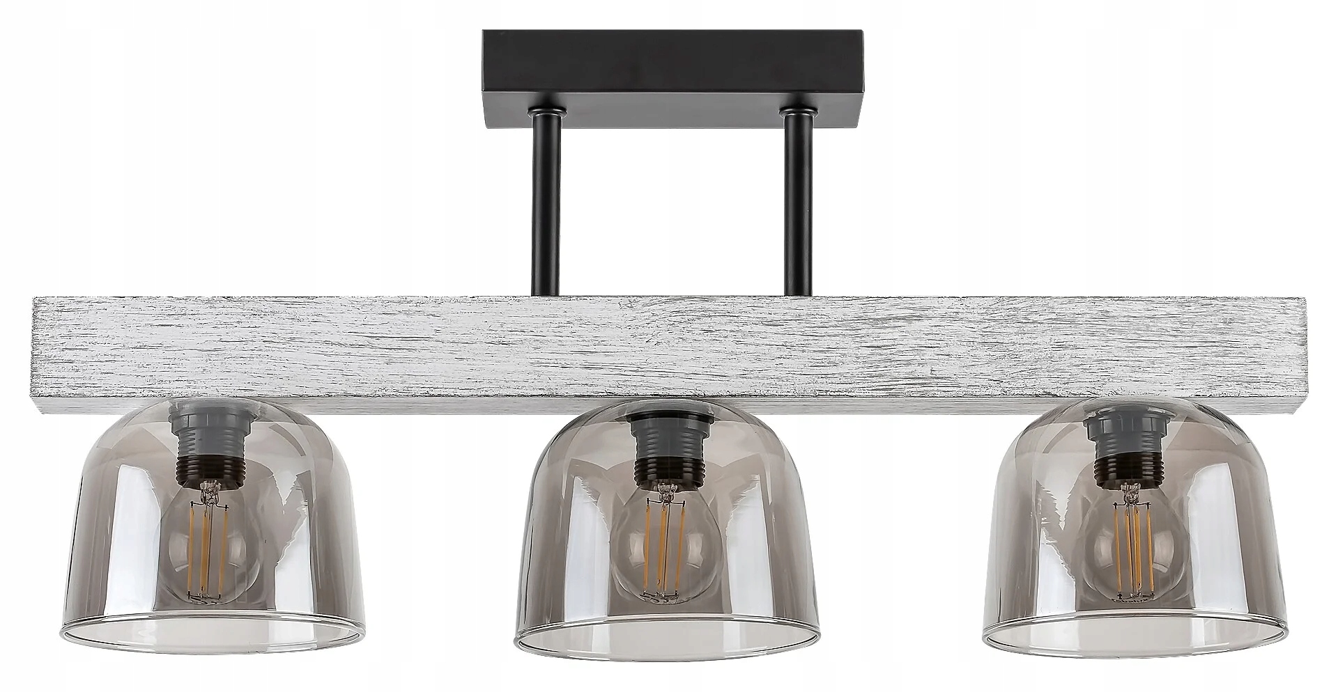 Stropná lampa 3-bodová E14 3x40W farba sivý dub 3119 Cardamom Rabalux