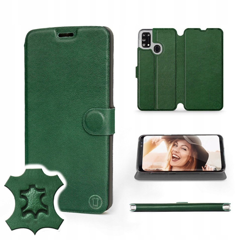 

Etui Mobiwear do Samsung Galaxy M21 -Green Leather