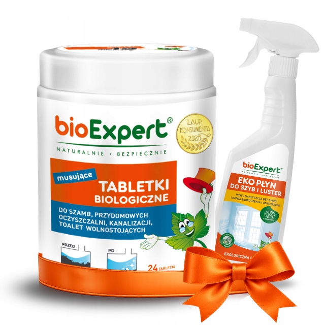 Bakterie do szamba Musujące tabletki Na Dwa Lata 24szt płyn bioExpert