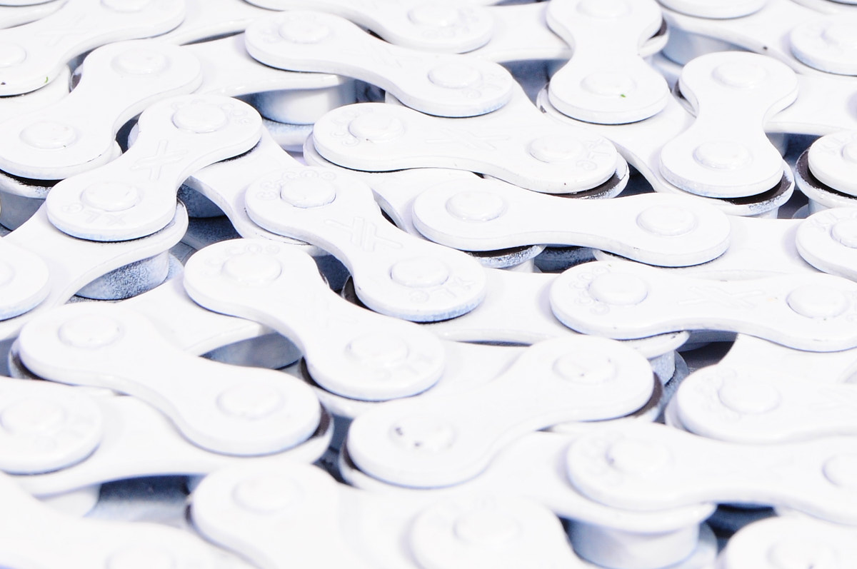 Łańcuch rowerowy XLC CC-C09 1v / Biały Model CC-C09 1v