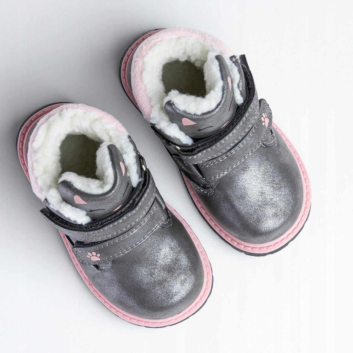 Trzewiki dziewczęce OCIEPLANE kożuszek BIEŻNIK trapery RZEPY Wojtyłko Bohater / Bajka brak