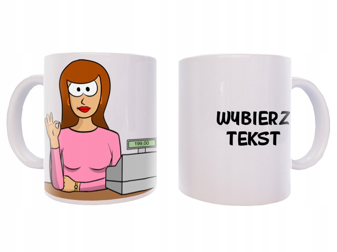 

Kubek Zawód Sprzedawca Z Nadrukiem+imię