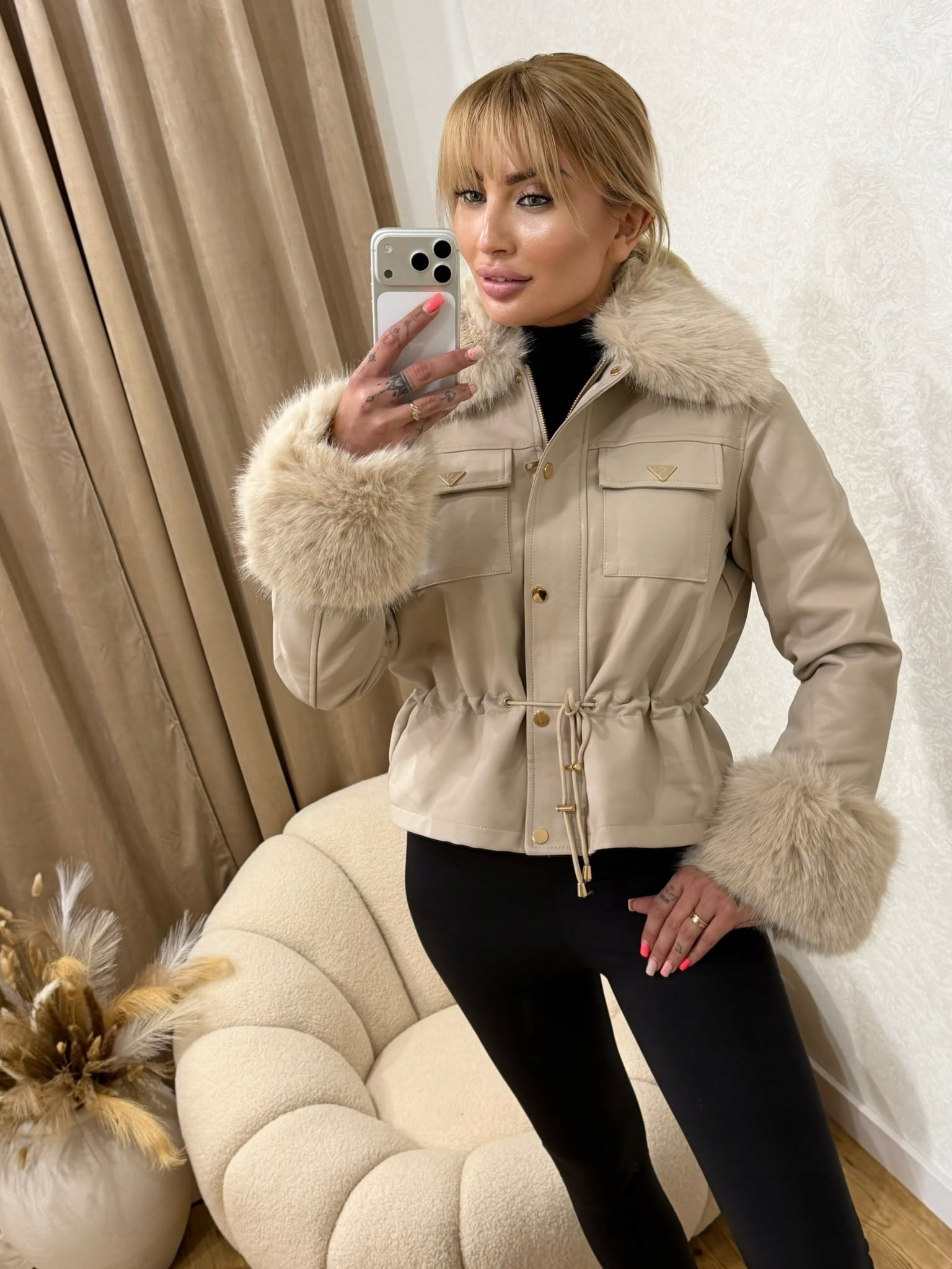 Dámská bunda Amelia M/L Beige
