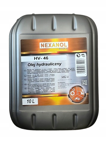 Hydraulický olej Hydrol HV-46 Hv 46 10L Nexanol Hydraulický olej