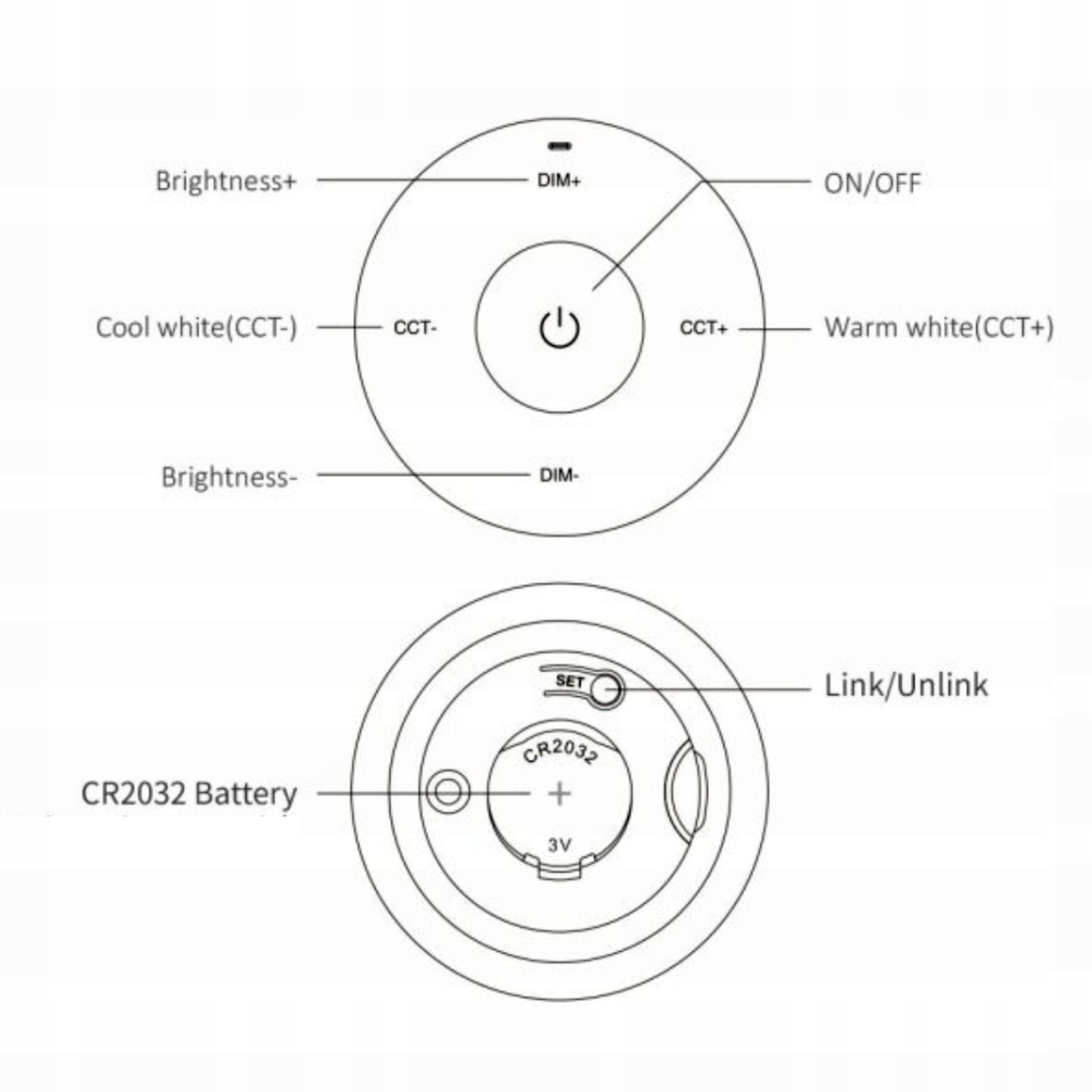 PILOT LED PANEL NAŚCIENNY MONO/CCT MILIGHT K3 NA MAGNES MIBOXER CZARNY Kod producenta K3B