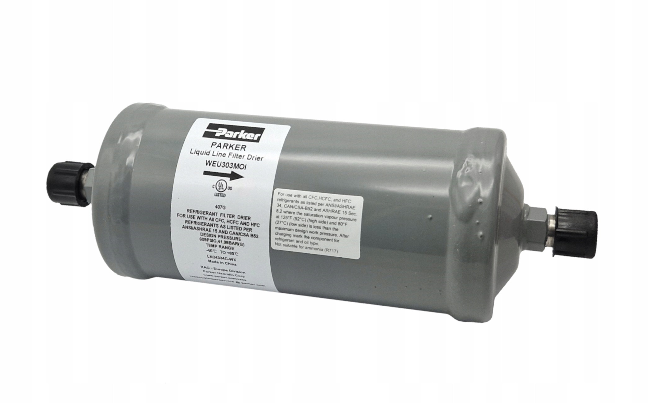 Filtr Parker WEU303MOI do stacji Bosch ACS650/TEXA zamiennik fg303 oring