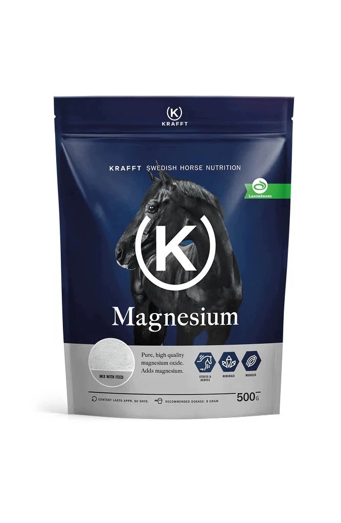 Magnez dla koni Krafft Magnesium 500g suplement na uspokojenie mięśnie