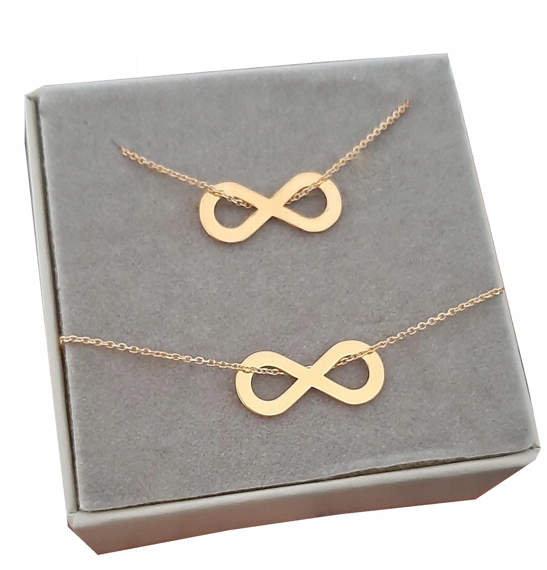 

Naszyjnik i bransoletka Nieskończoność srebro 925