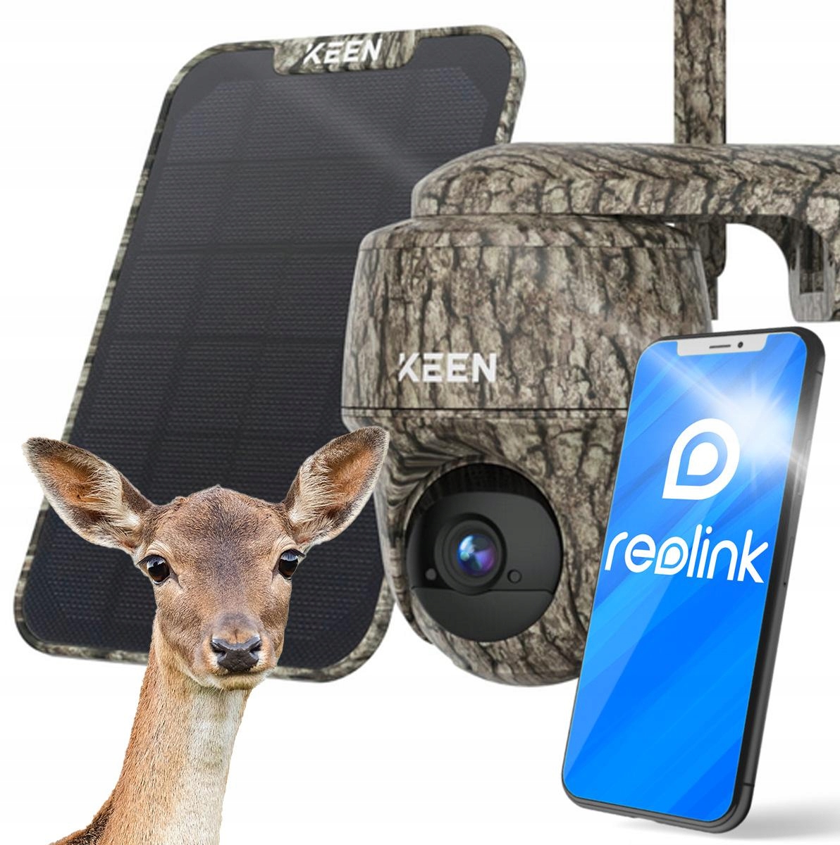 Kamera Ip Reolink Keen Ranger Pt Panel Solarny 4MP 3G/4G Ir 10m
