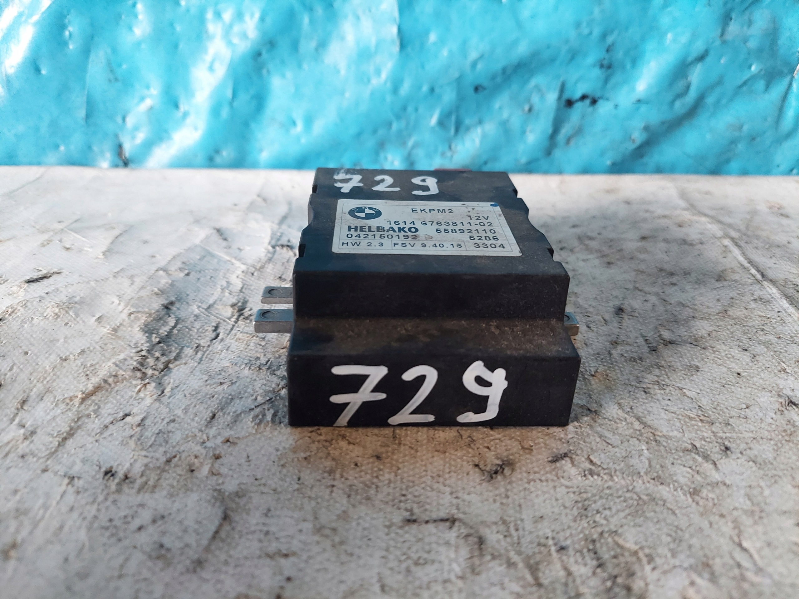 BMW E46 2.5 D 16146763811-02 Module POMPY Carburant