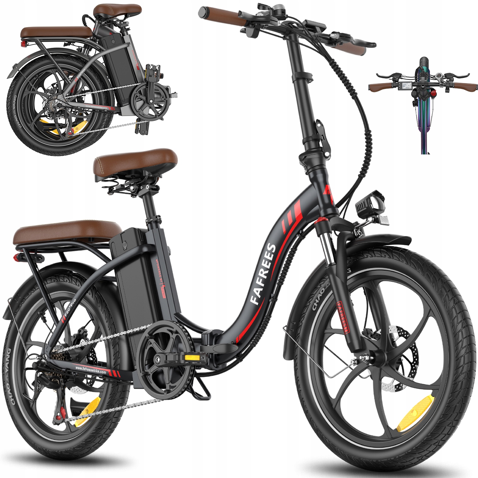 20" Skládací Elektrokolo Fafrees F20+PRO 250W 25Ah 150KM Dámské/Pánské