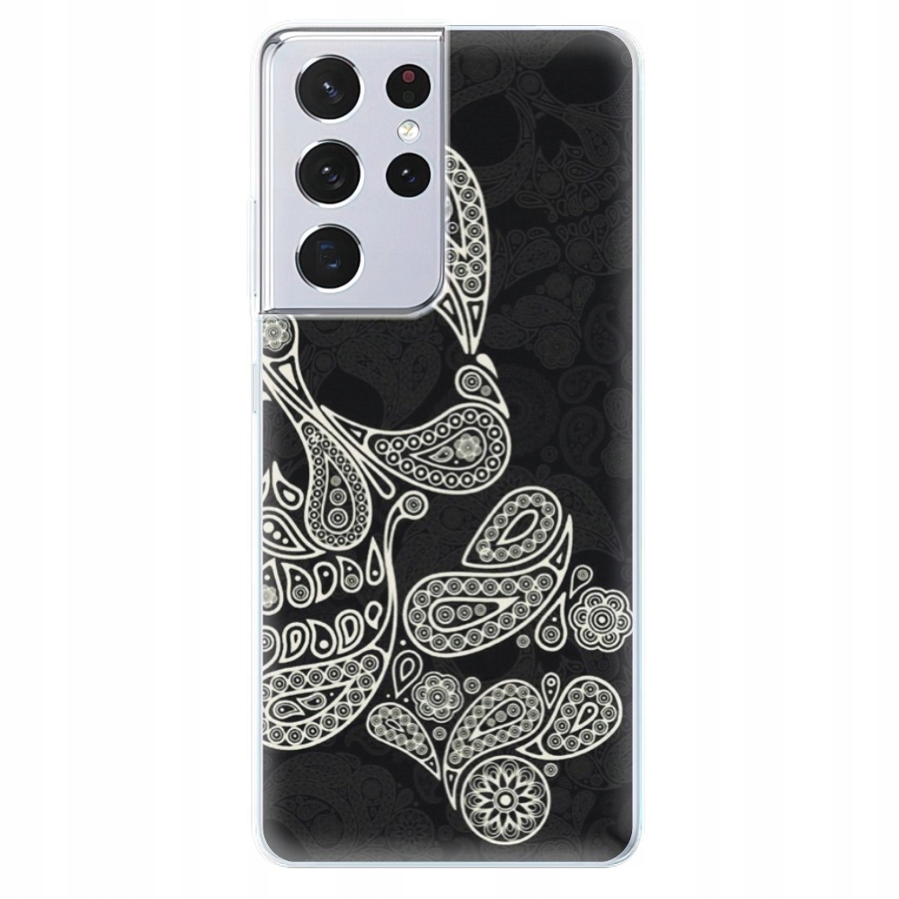 Silikonowe etui iSaprio Mayan Skull do Samsung Galaxy S21 Ultra