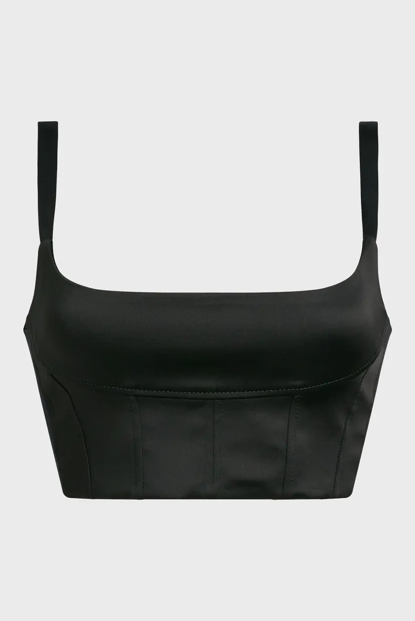 Calvin Klein Top Tux Korzet Satén Vlna Top vel. 40