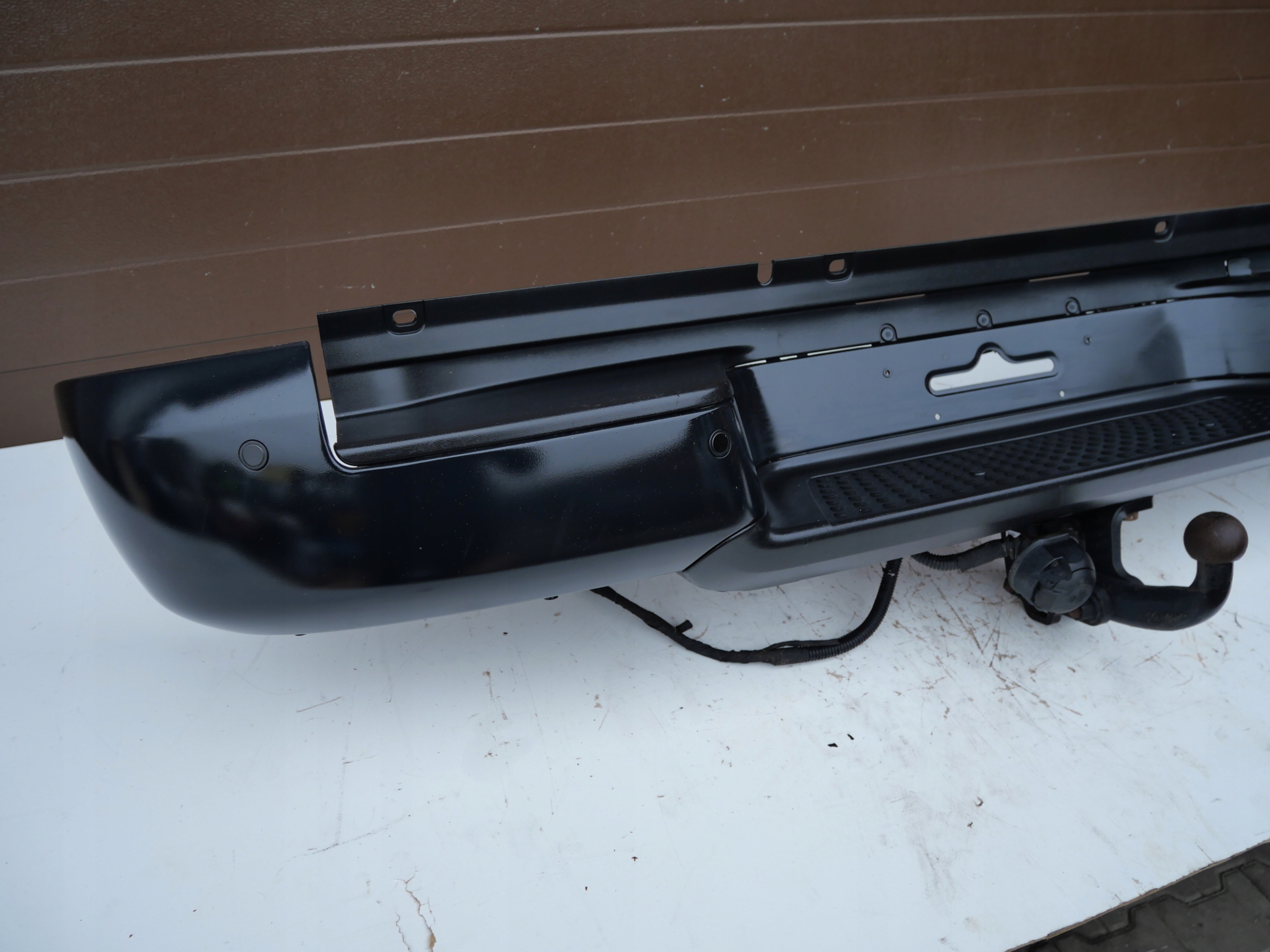 VW AMAROK 2H rear bumper towing PDC black 2H7807421