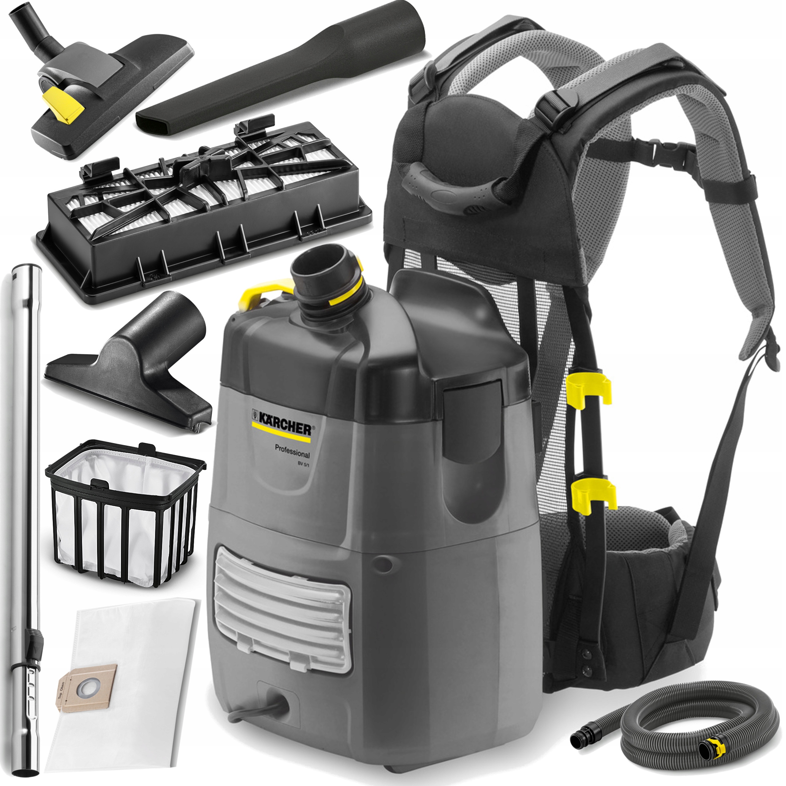 

Odkurzacz Bezprzewodowy Plecakowy Karcher Bv 5/1