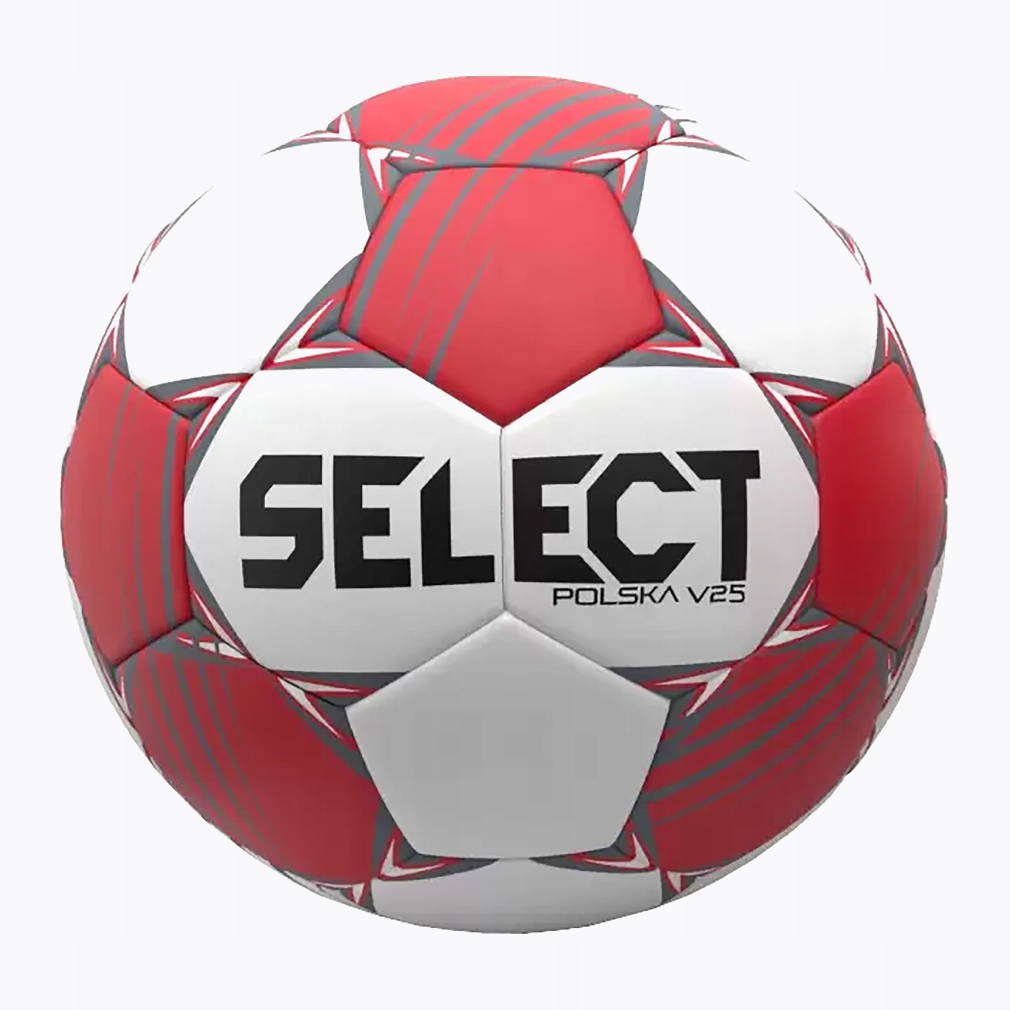 Házenkářský míč Select Polska v25 červený/bílý 3