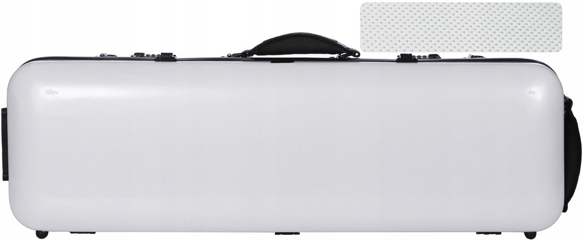 Fiberglassové houslové pouzdro Safe Oblong 4/4 M-case Stříbrný bod