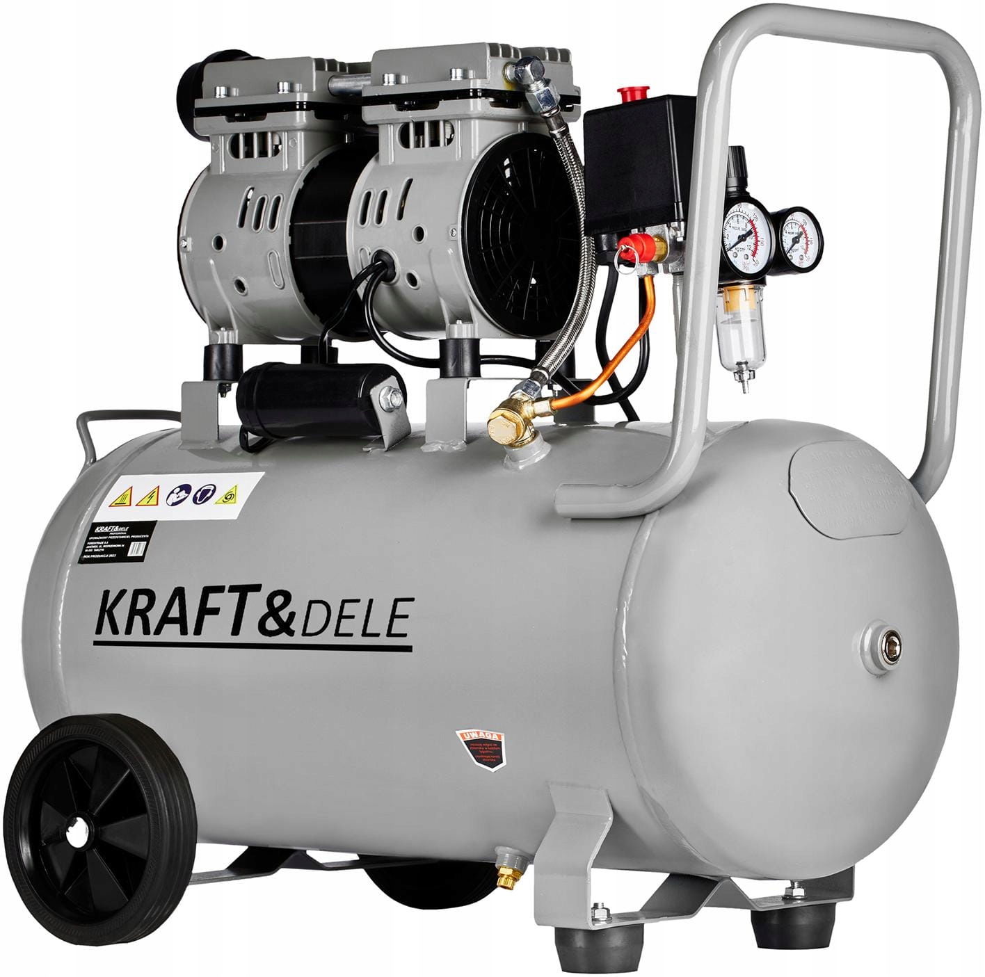 Bezolejový kompresor 50L 1500W 8bar KD1396 Kraft&dele