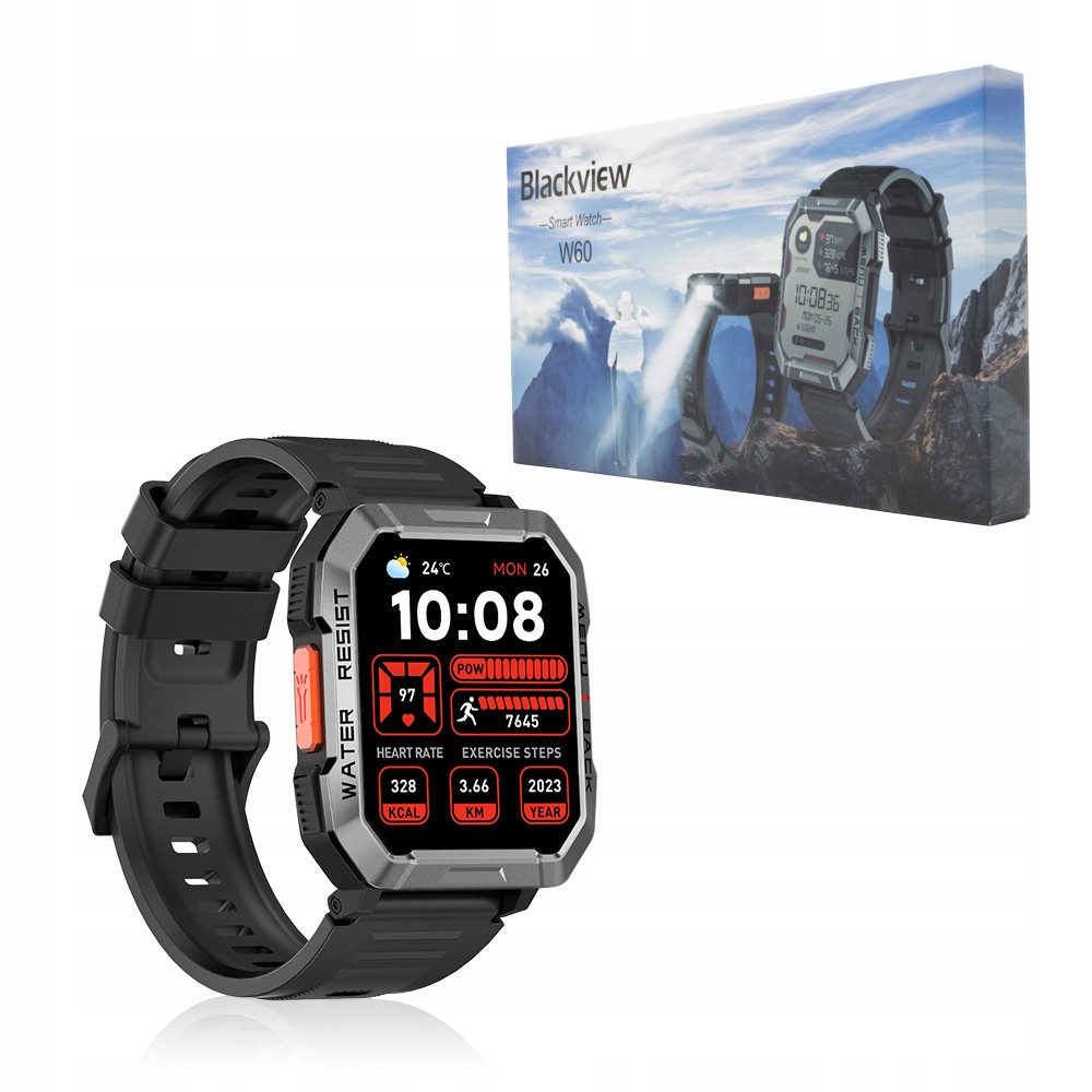 Smartwatch Blackview Watch W60 czarny • Cena, Opinie Allegro