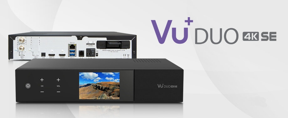 VU+ DUO 4K SE UHD 1xDUAL DVB-S2X FBC IPTV ENIGMA2 Model Duo 4K SE
