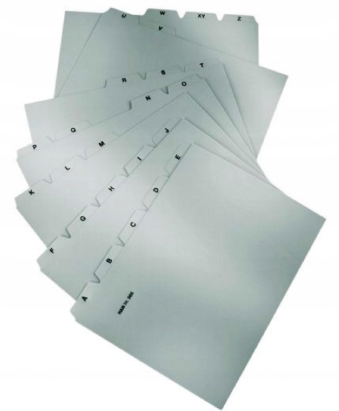 

Przekładki do kartoteki A5 Han A-z 25 kartek