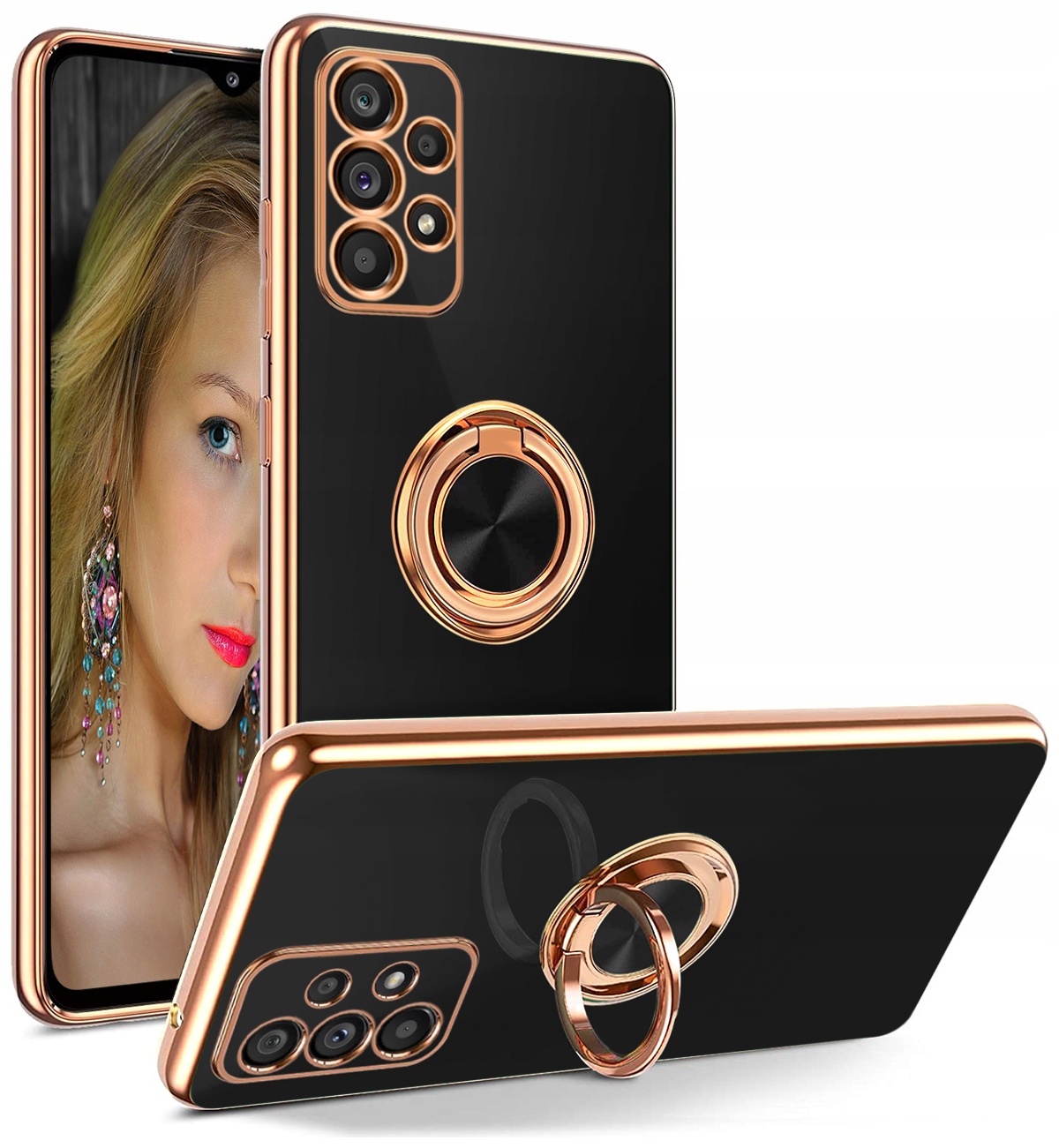 

Etui do Samsung Galaxy A33 5G Silicone Ring +Szkło
