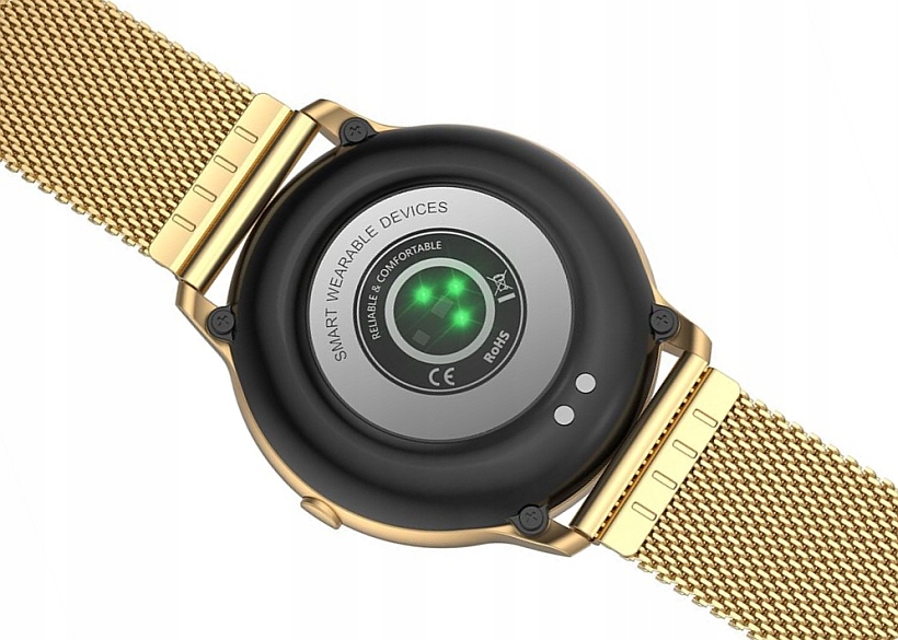 ZEGAREK DAMSKI SMARTWATCH G.ROSSI SW015 ZŁOTY +BOX Transmisja danych brak